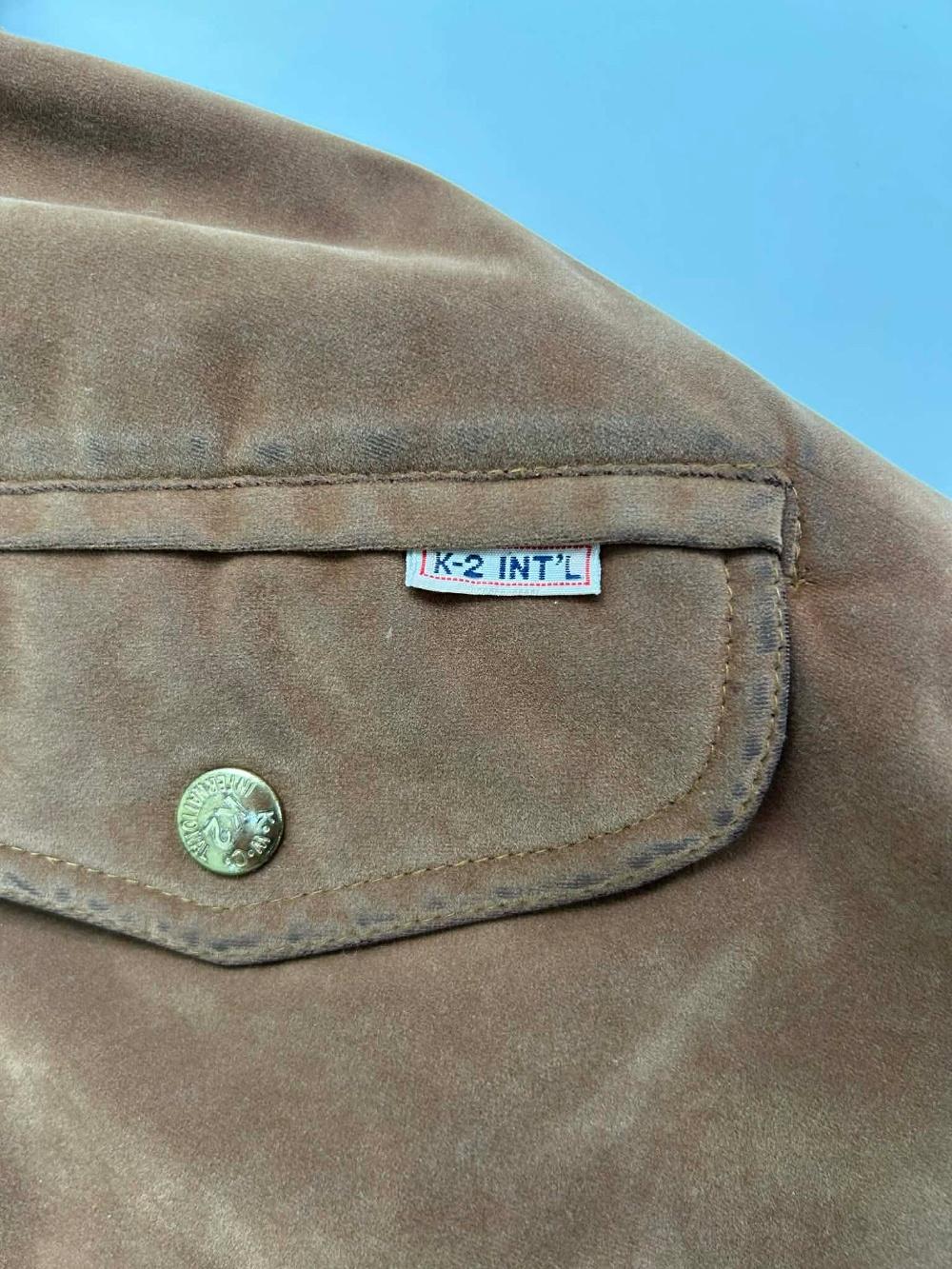 Japanese vintage cow suede bomber jacket 9