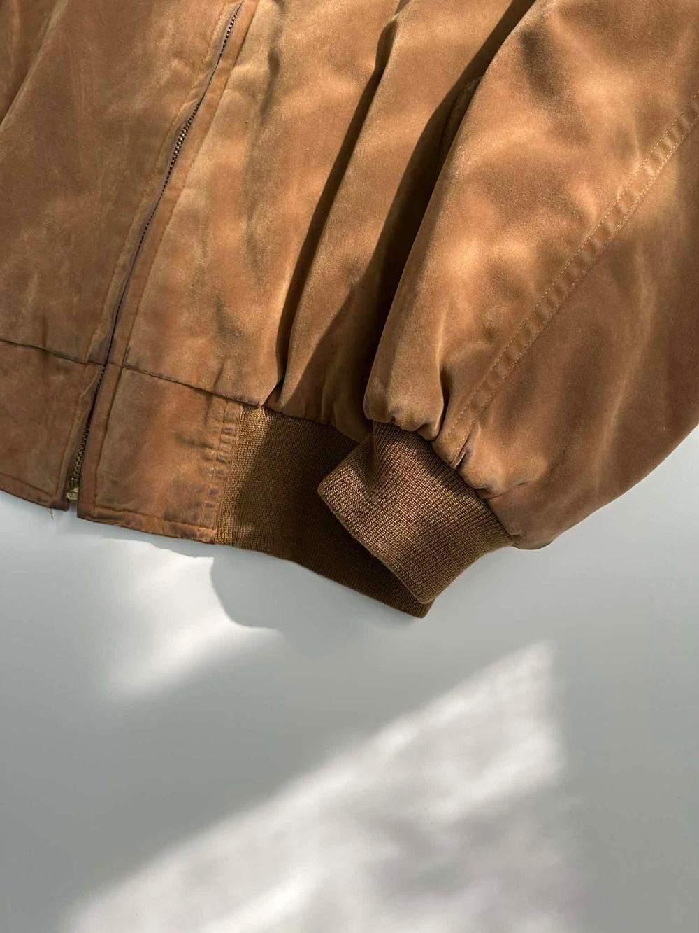 Japanese vintage cow suede bomber jacket 8