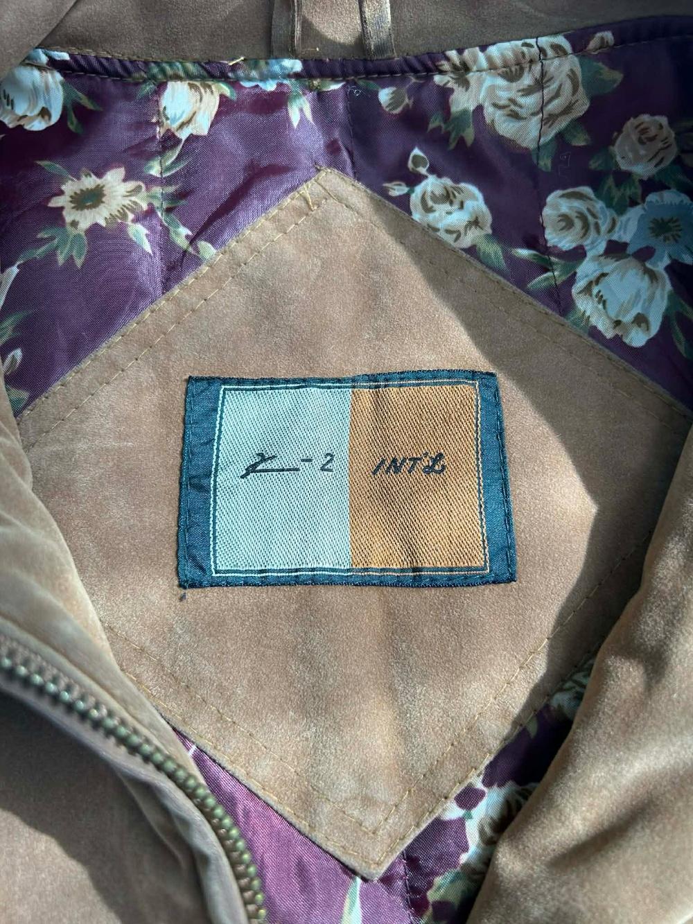 Japanese vintage cow suede bomber jacket 5