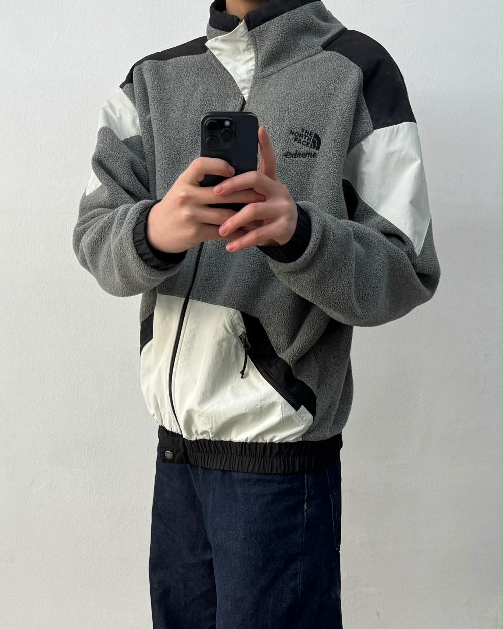 [XL] The North Face extreme fleece zip jacket 3