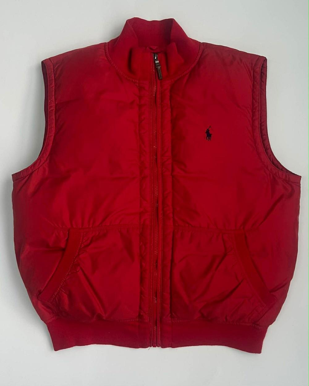 [XL] Polo Ralph Lauren red down vest 4