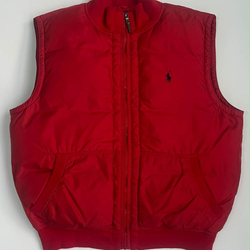[XL] Polo Ralph Lauren red down vest 2