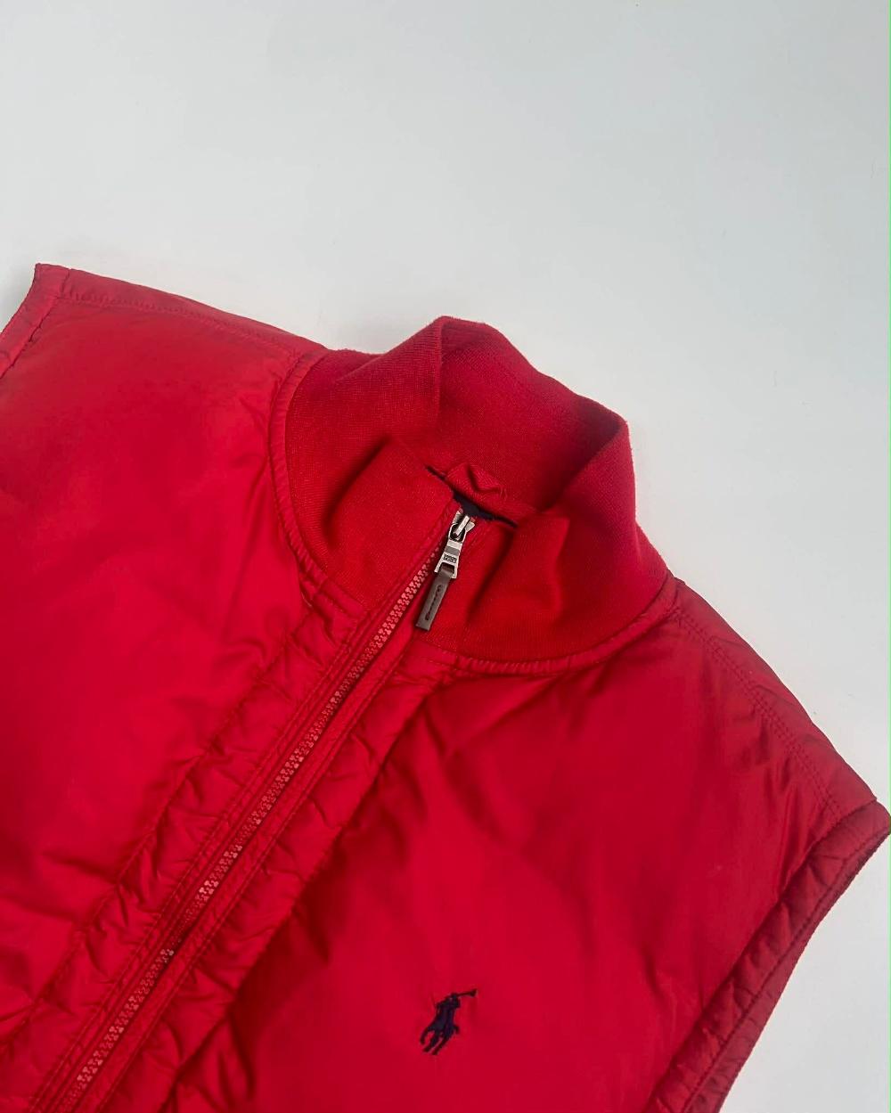[XL] Polo Ralph Lauren red down vest 5