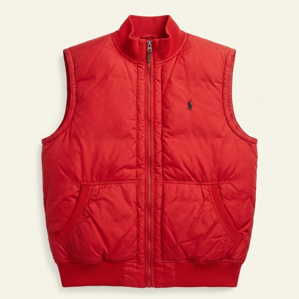 [XL] Polo Ralph Lauren red down vest 1