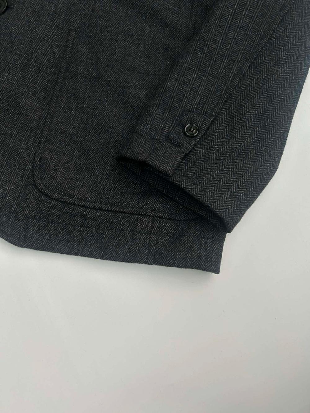 [L] Beslow Standard herringbone wool blazer 10