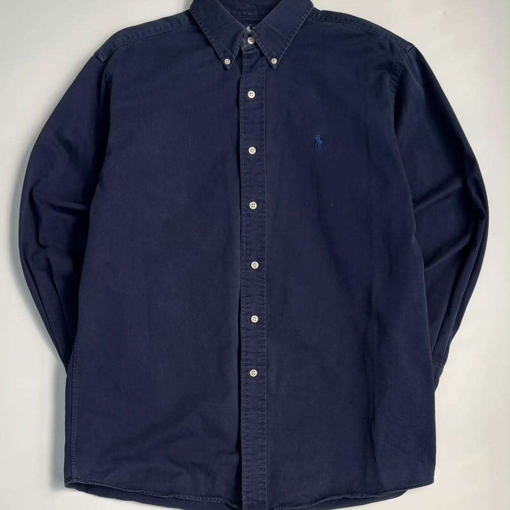 [M] Polo Ralph Lauren Blake button down shirt navy 2