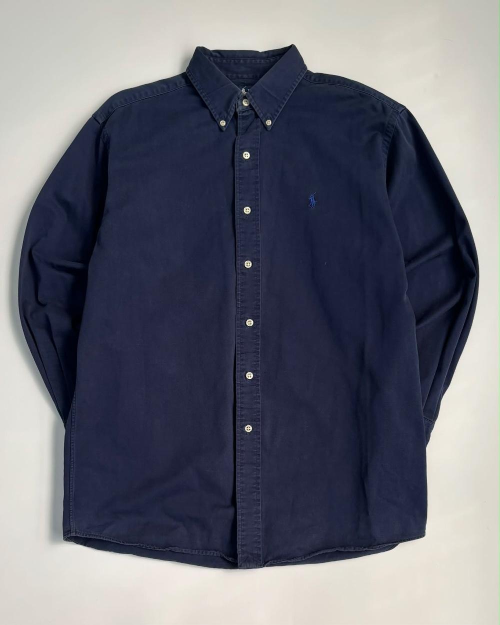 [M] Polo Ralph Lauren Blake button down shirt navy 3