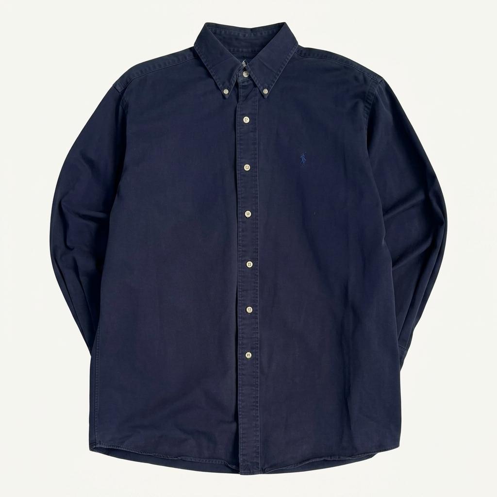 [M] Polo Ralph Lauren Blake button down shirt navy 1