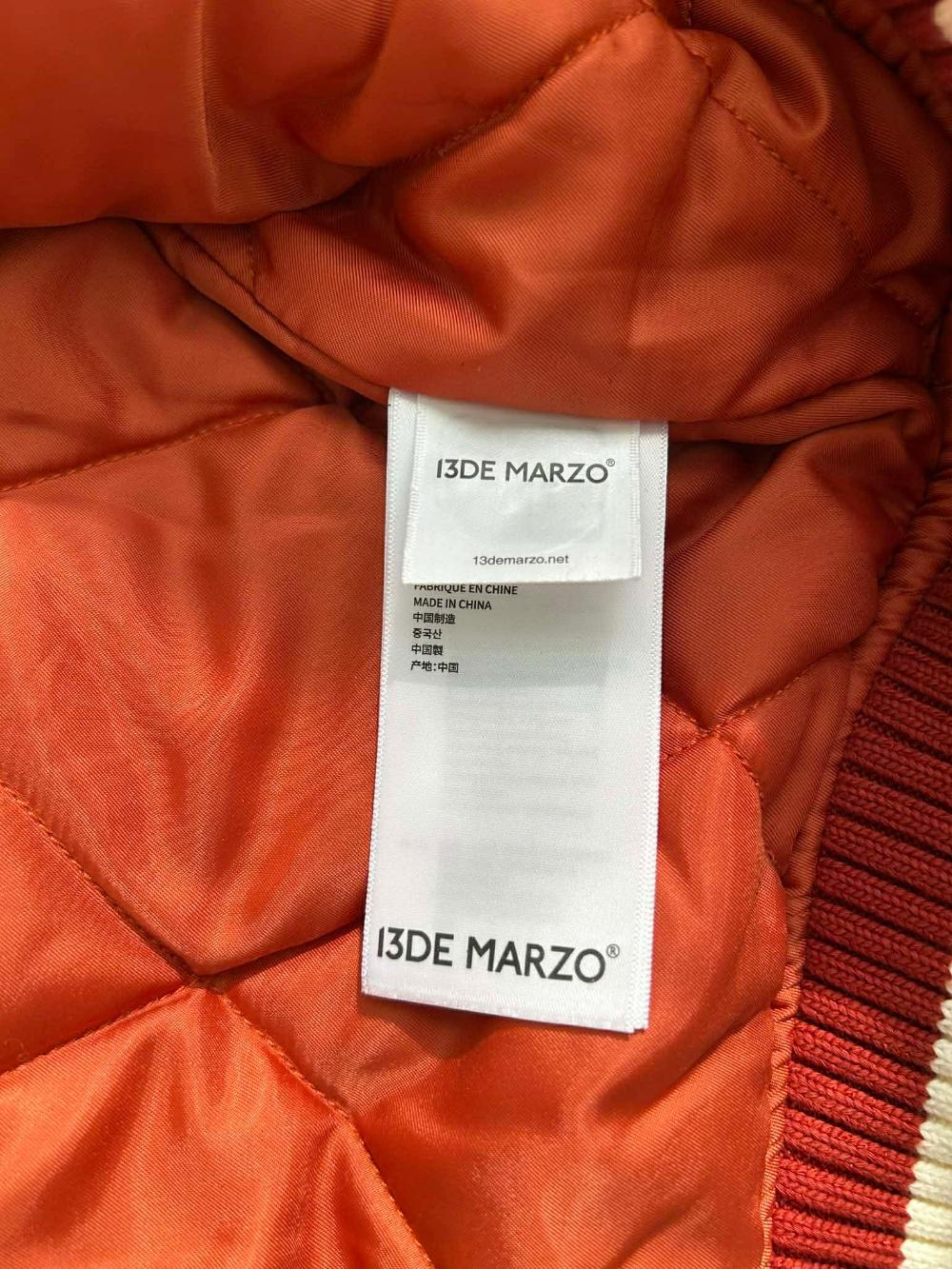 [M] 13De Marzo teddy patch varsity jacket 9