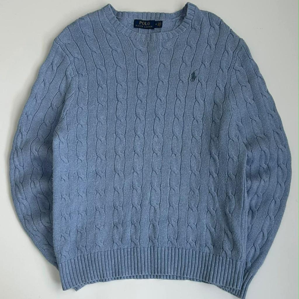 [M] Polo Ralph Lauren cable knit cotton sweater 2