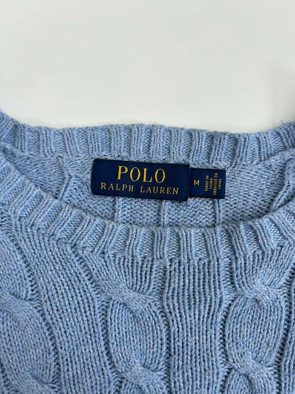 [M] Polo Ralph Lauren cable knit cotton sweater 5