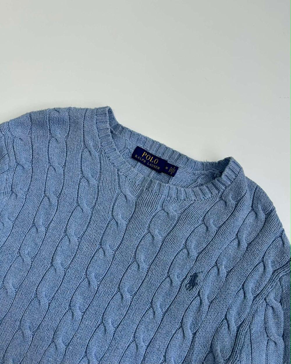 [M] Polo Ralph Lauren cable knit cotton sweater 4