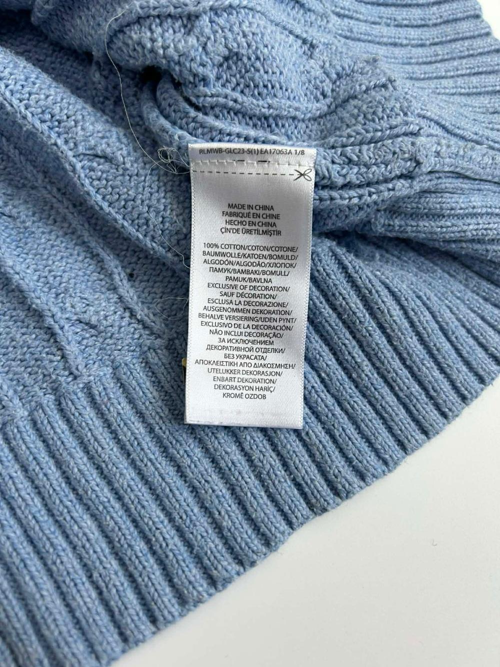 [M] Polo Ralph Lauren cable knit cotton sweater 6
