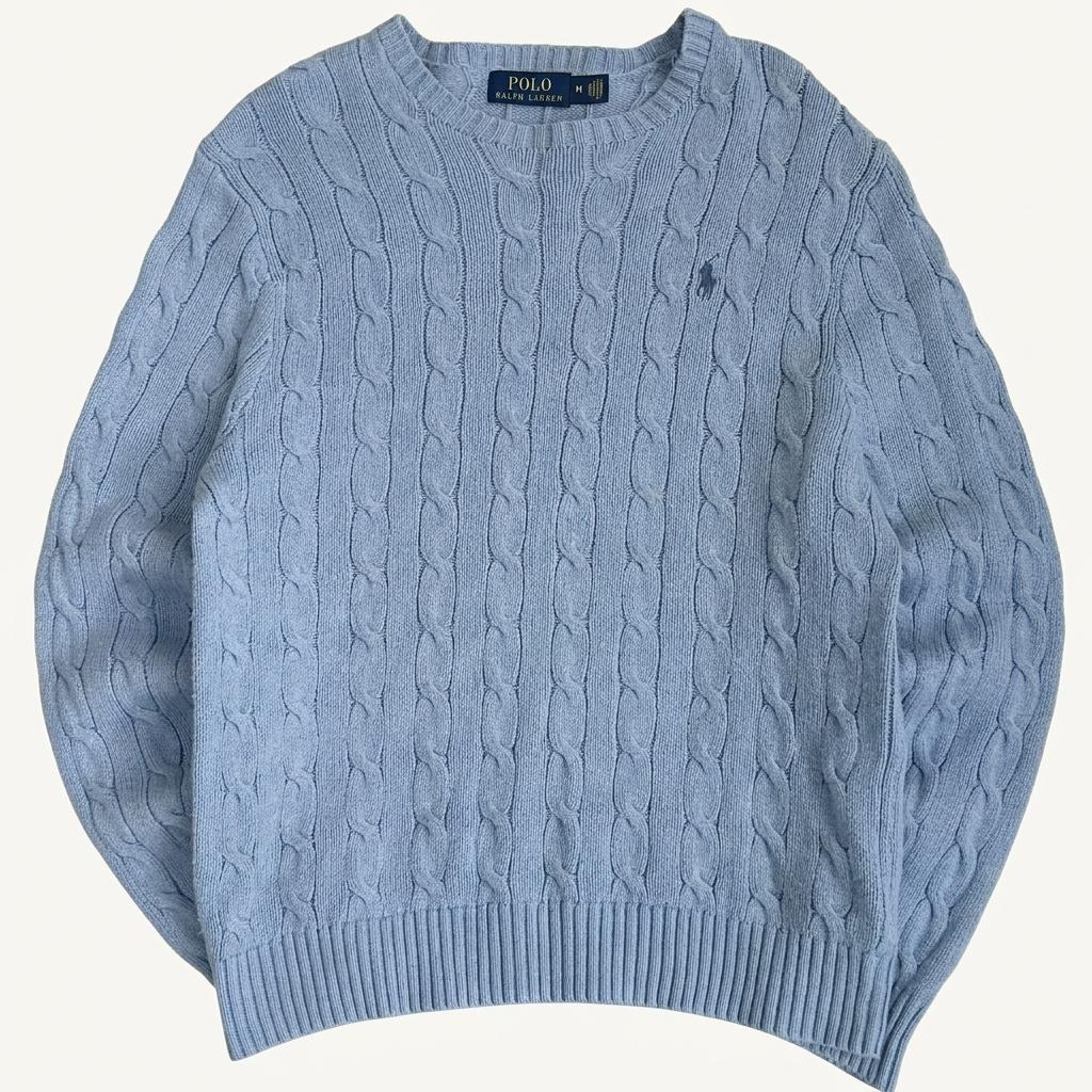 [M] Polo Ralph Lauren cable knit cotton sweater 1
