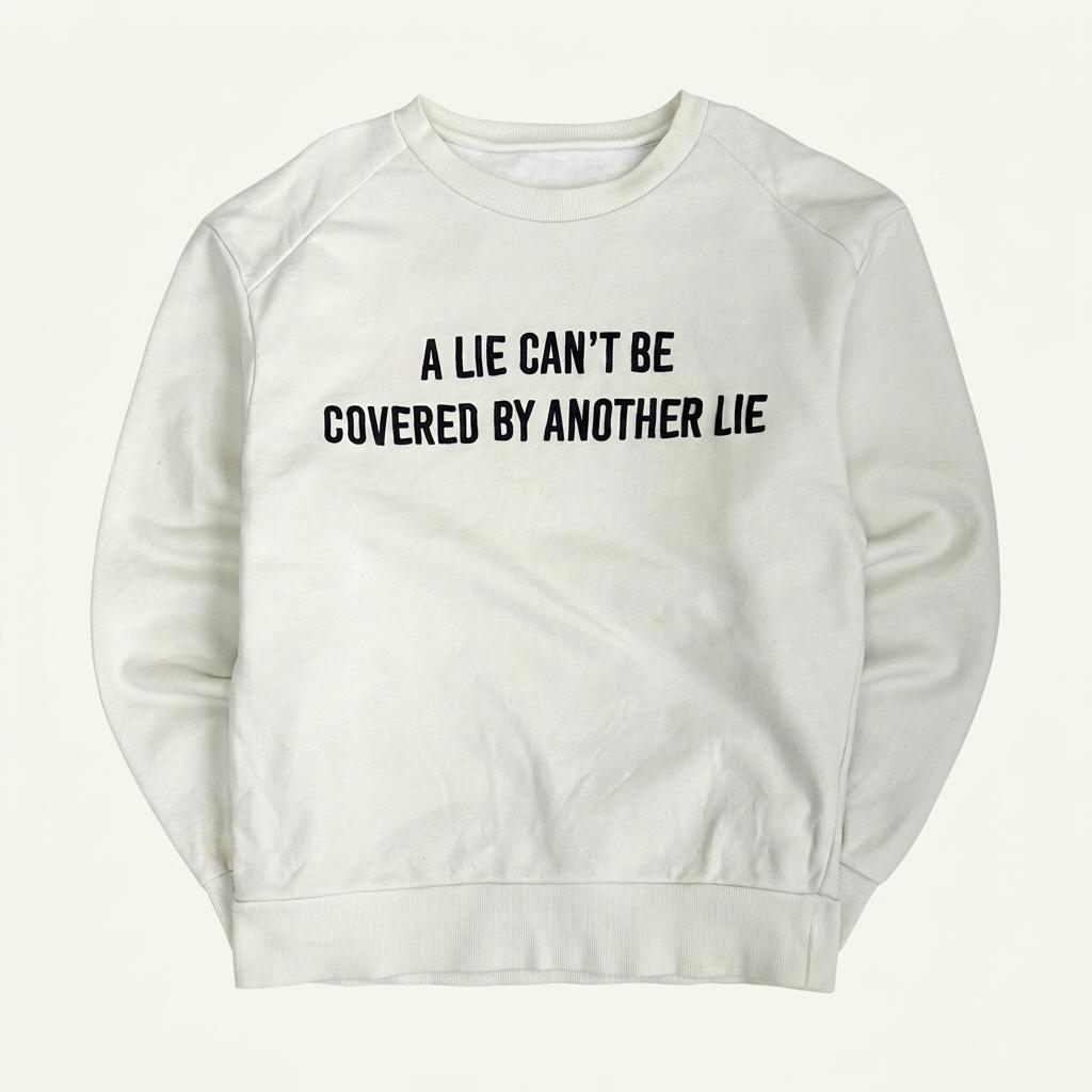 [46] Juun.J slogan print sweatshirt 1