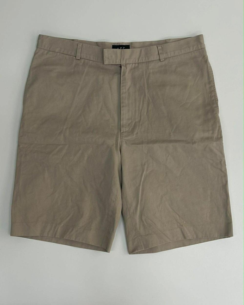 [M] A.P.C. 아페쎄 일본판 베이지 코튼 쇼츠 반바지 2