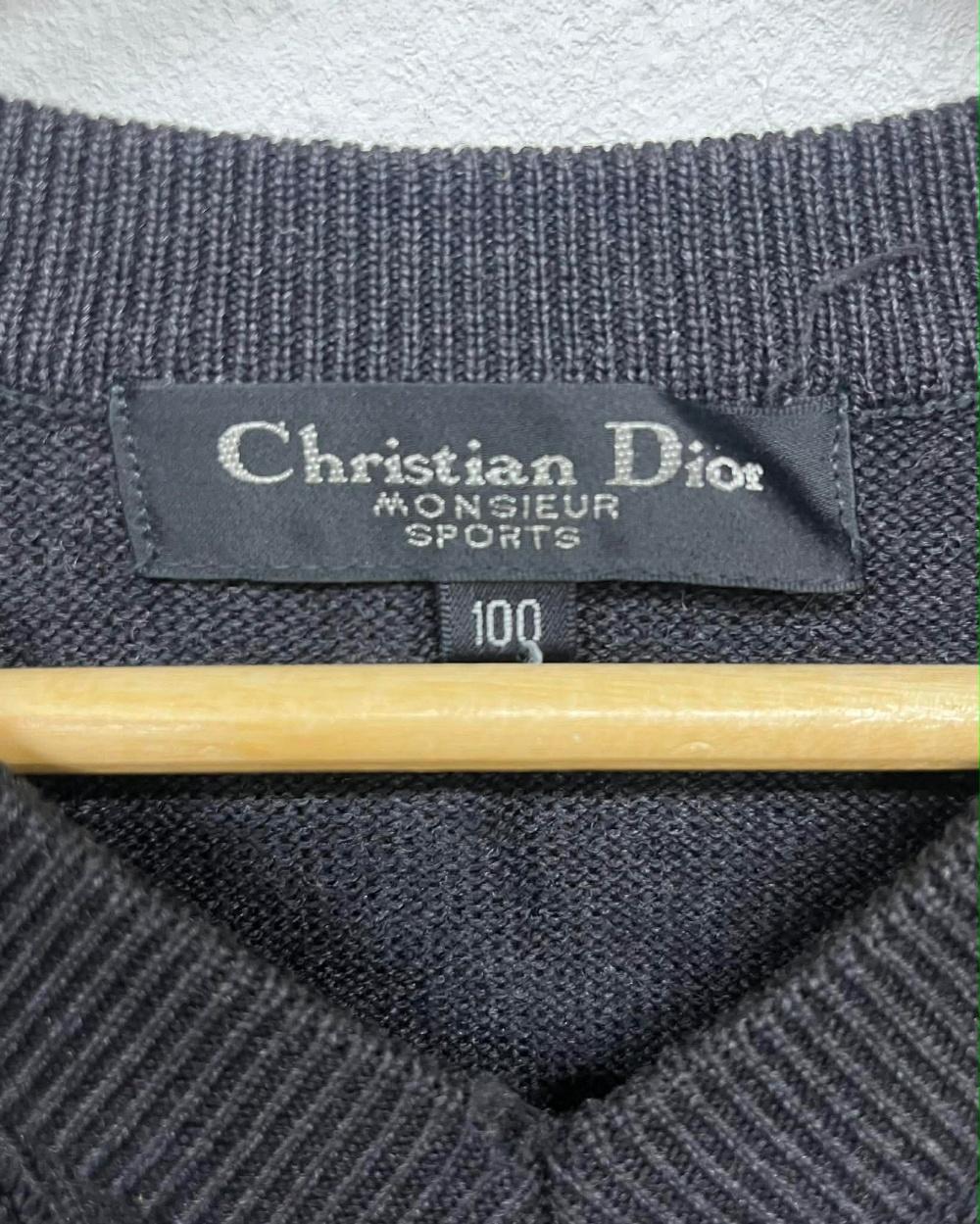 Christian Dior monsieur sports cable knit vest 3