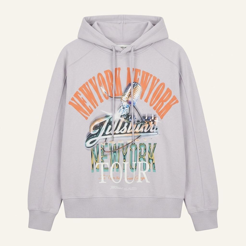 [L] Jill Stuart 23ss New York graphic hoodie 1