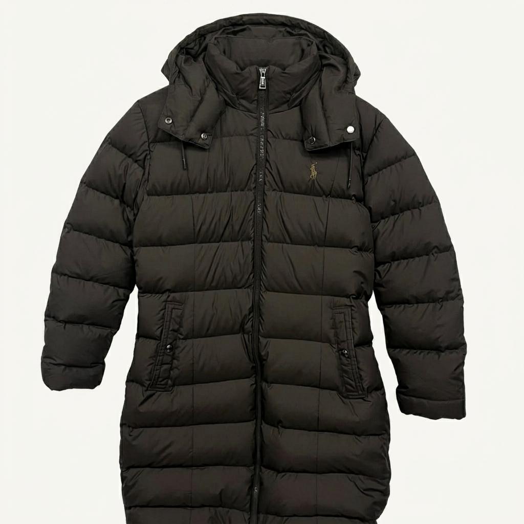 [S] Polo Ralph Lauren hooded down long padding 1