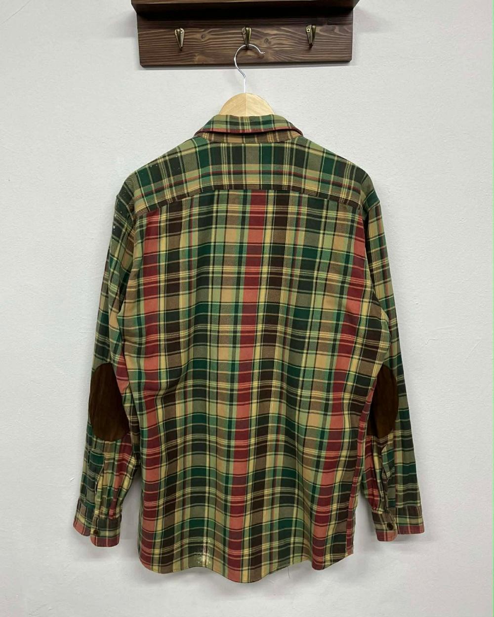 [M] Polo Ralph Lauren plaid elbow patch shirt 3