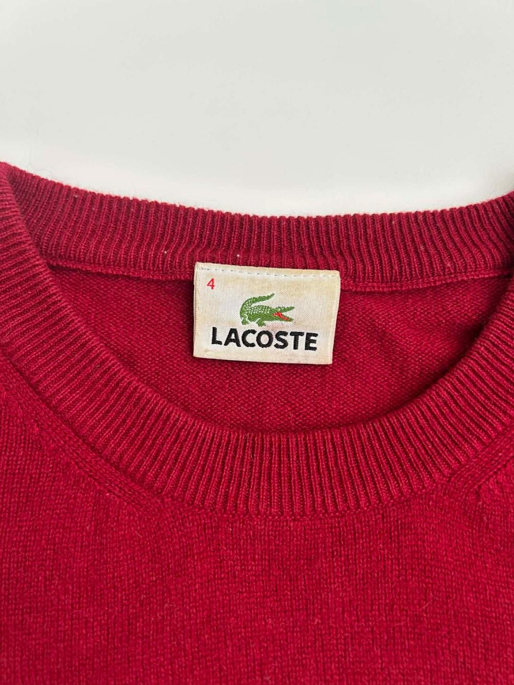 [4] Lacoste cashmere crewneck knit 4
