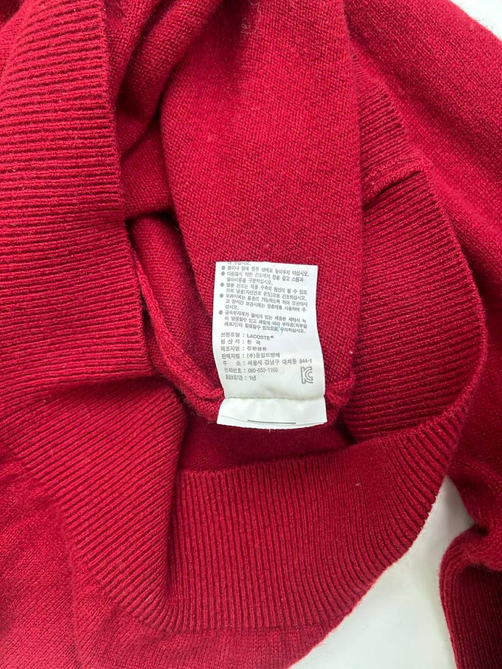 [4] Lacoste cashmere crewneck knit 6