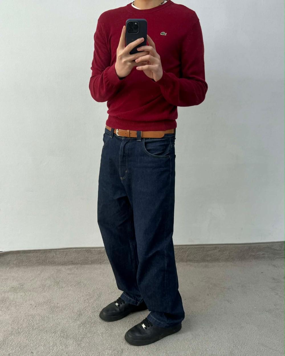 [4] Lacoste cashmere crewneck knit 2