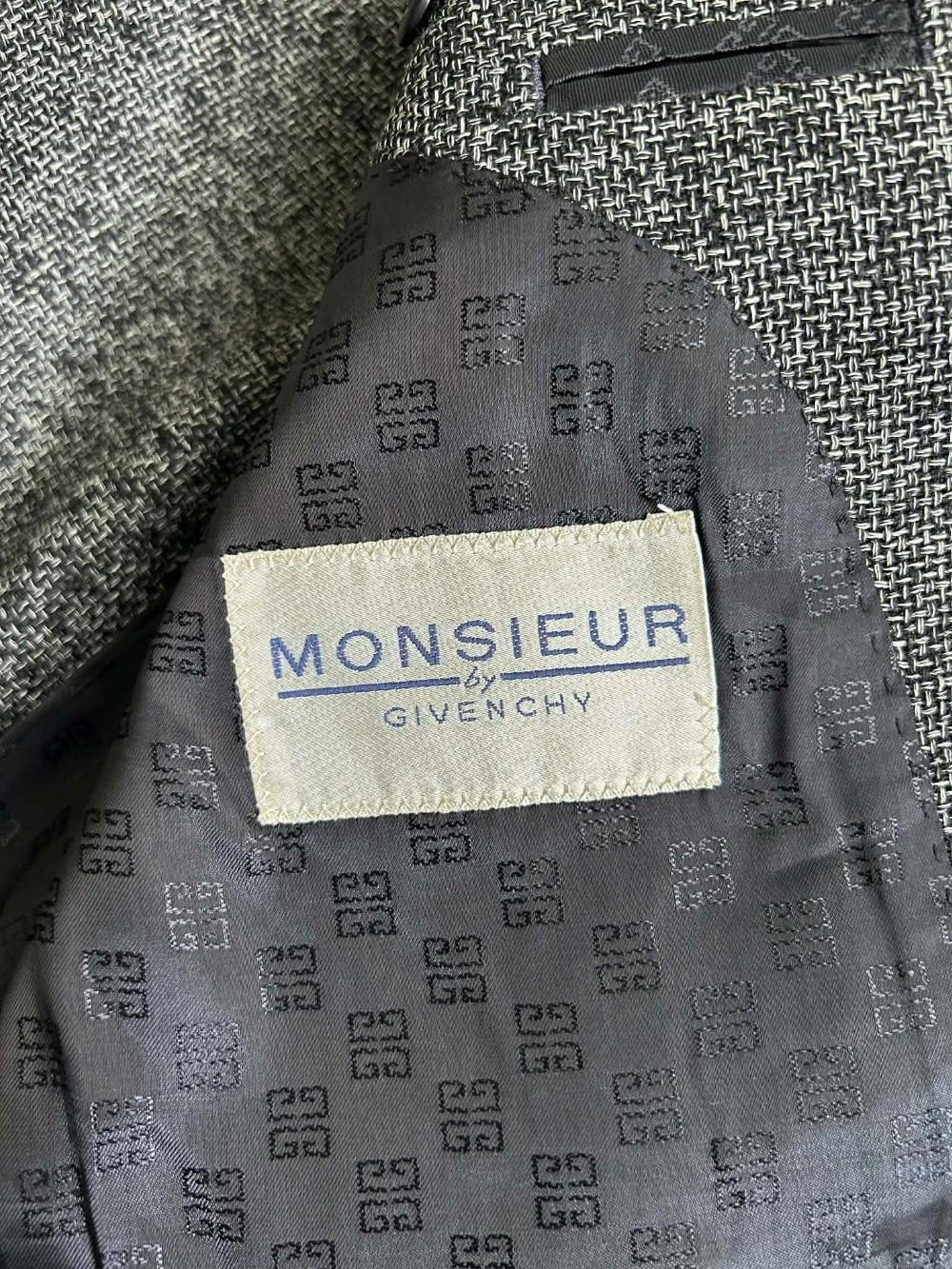GIVENCHY Monsieur cotton blend tweed blazer 7