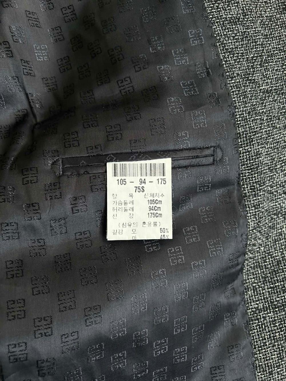 GIVENCHY Monsieur cotton blend tweed blazer 8