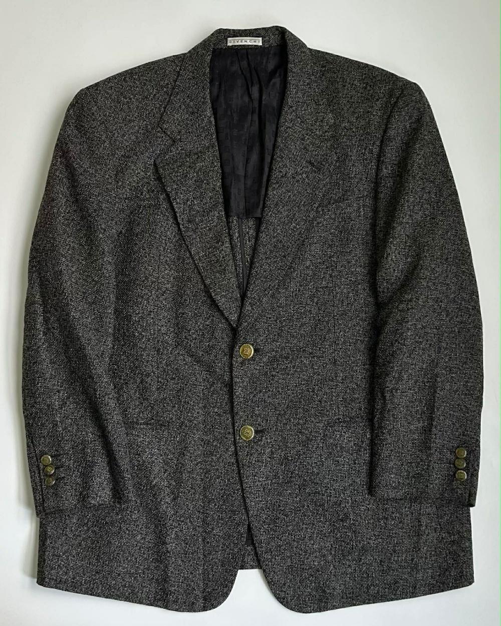 GIVENCHY Monsieur cotton blend tweed blazer 4