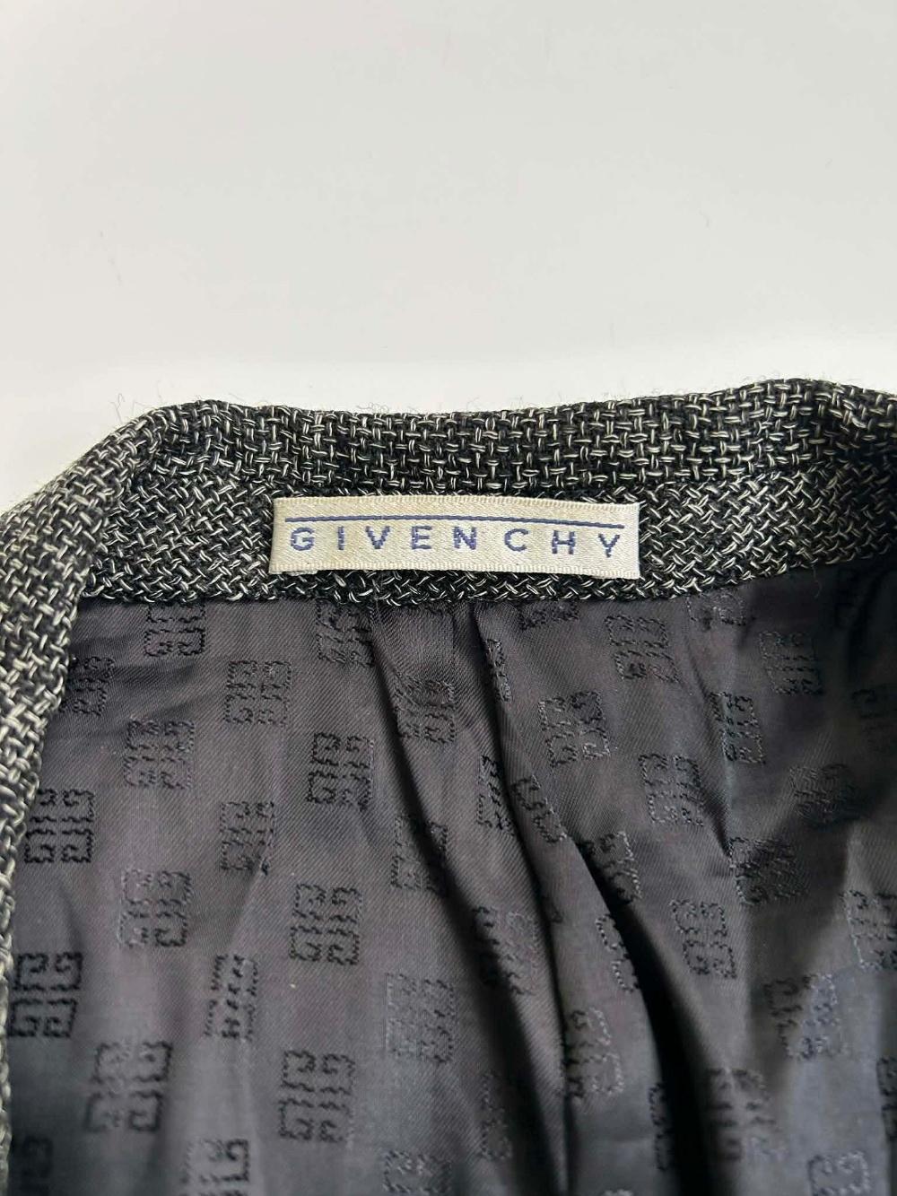 GIVENCHY Monsieur cotton blend tweed blazer 6