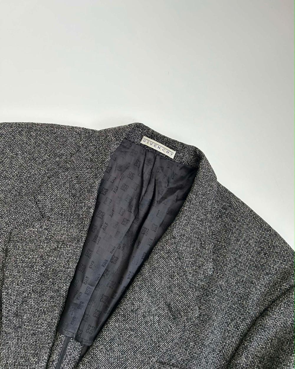 GIVENCHY Monsieur cotton blend tweed blazer 5