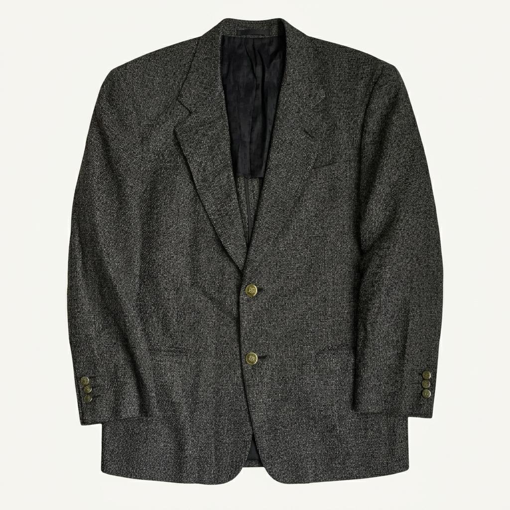 GIVENCHY Monsieur cotton blend tweed blazer 1