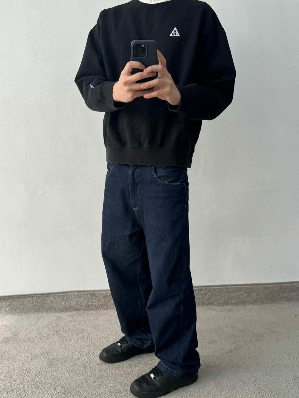 [XL] Nike ACG Therma-FIT crewneck sweatshirt black 3