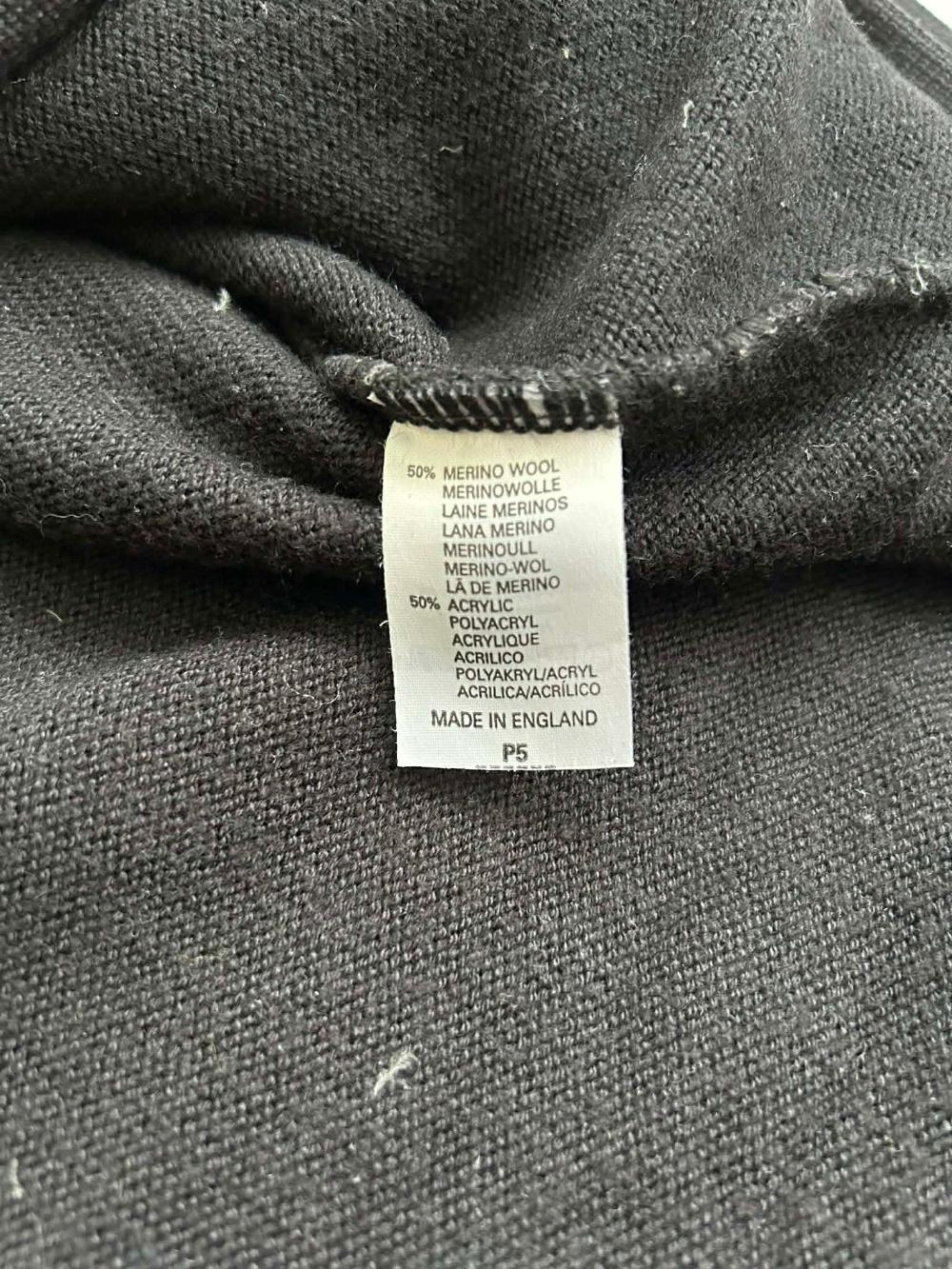 [L] Burberrys 1856 logo knit sweater (Made in 8
