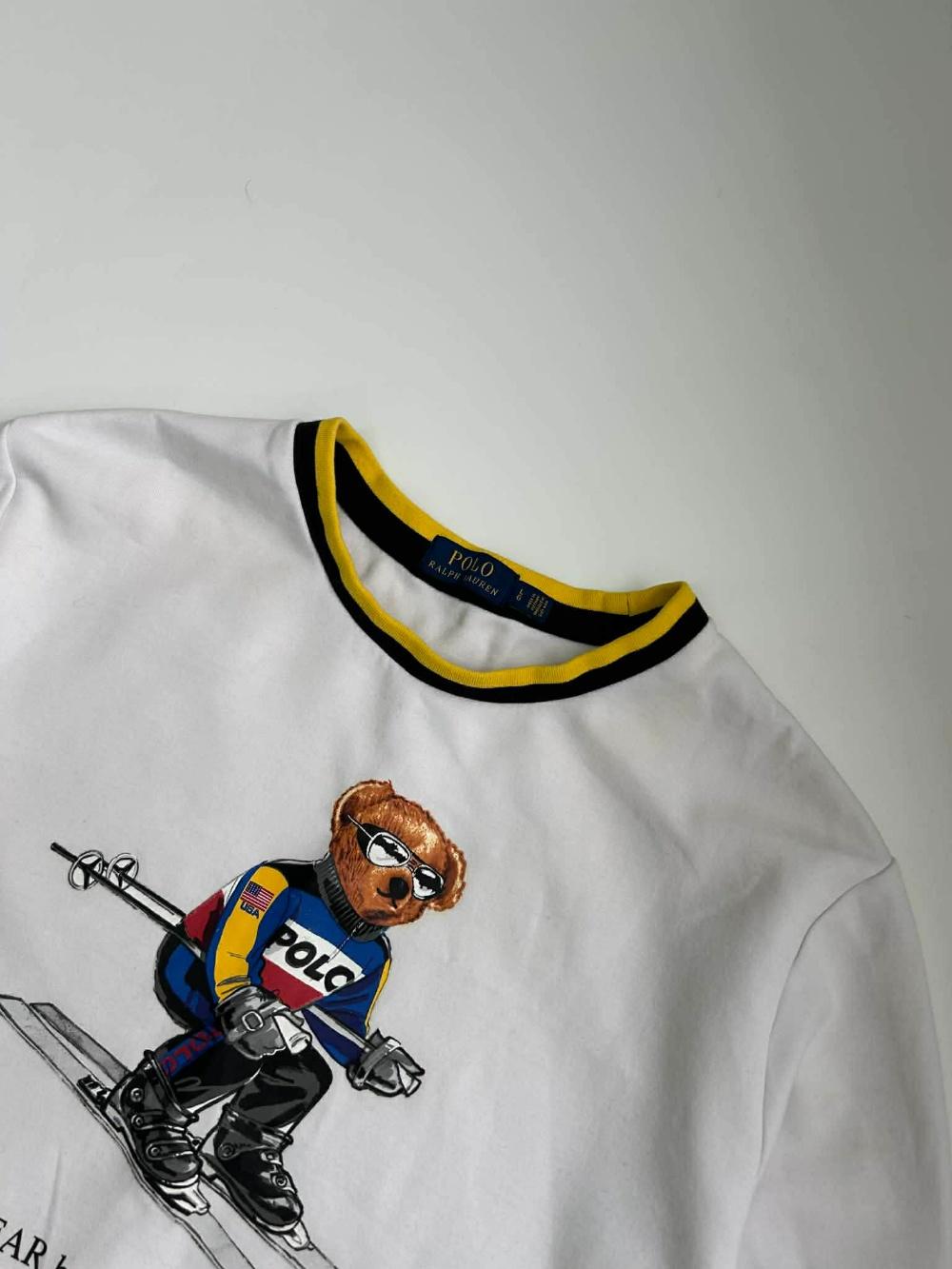 [L] Polo ralph lauren ski bear color block 9
