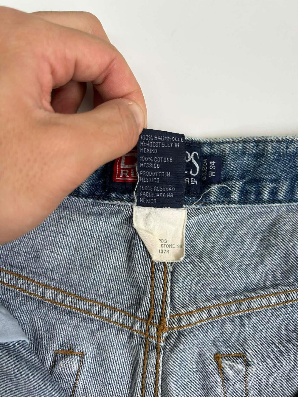 [34] Chaps ralph lauren stone wash denim bermuda 6