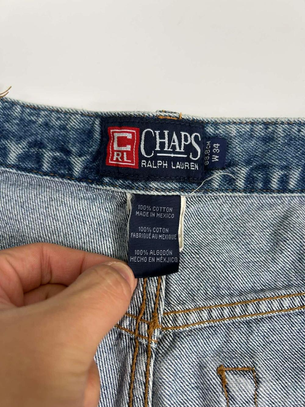 [34] Chaps ralph lauren stone wash denim bermuda 5