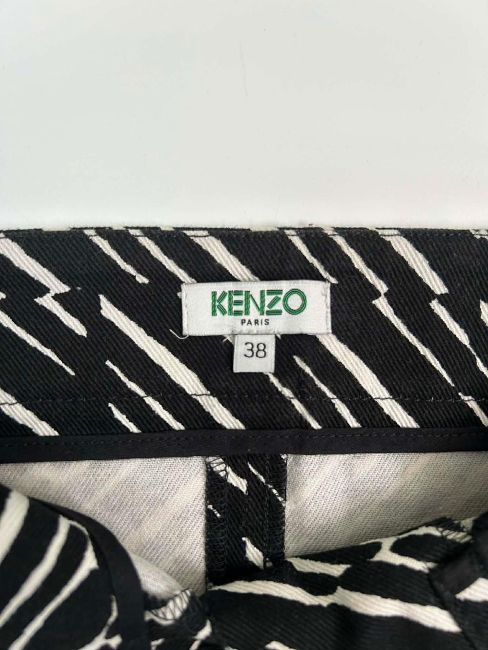 [38] Kenzo paris abstract pattern mini skirt 5