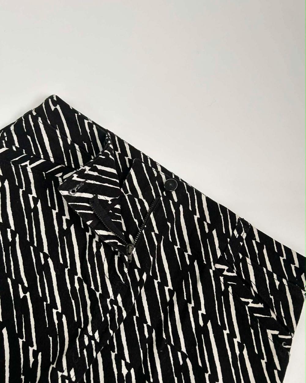 [38] Kenzo paris abstract pattern mini skirt 4