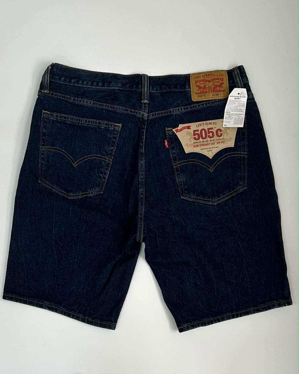 [36] Levi’s 505C slim straight denim shorts 4
