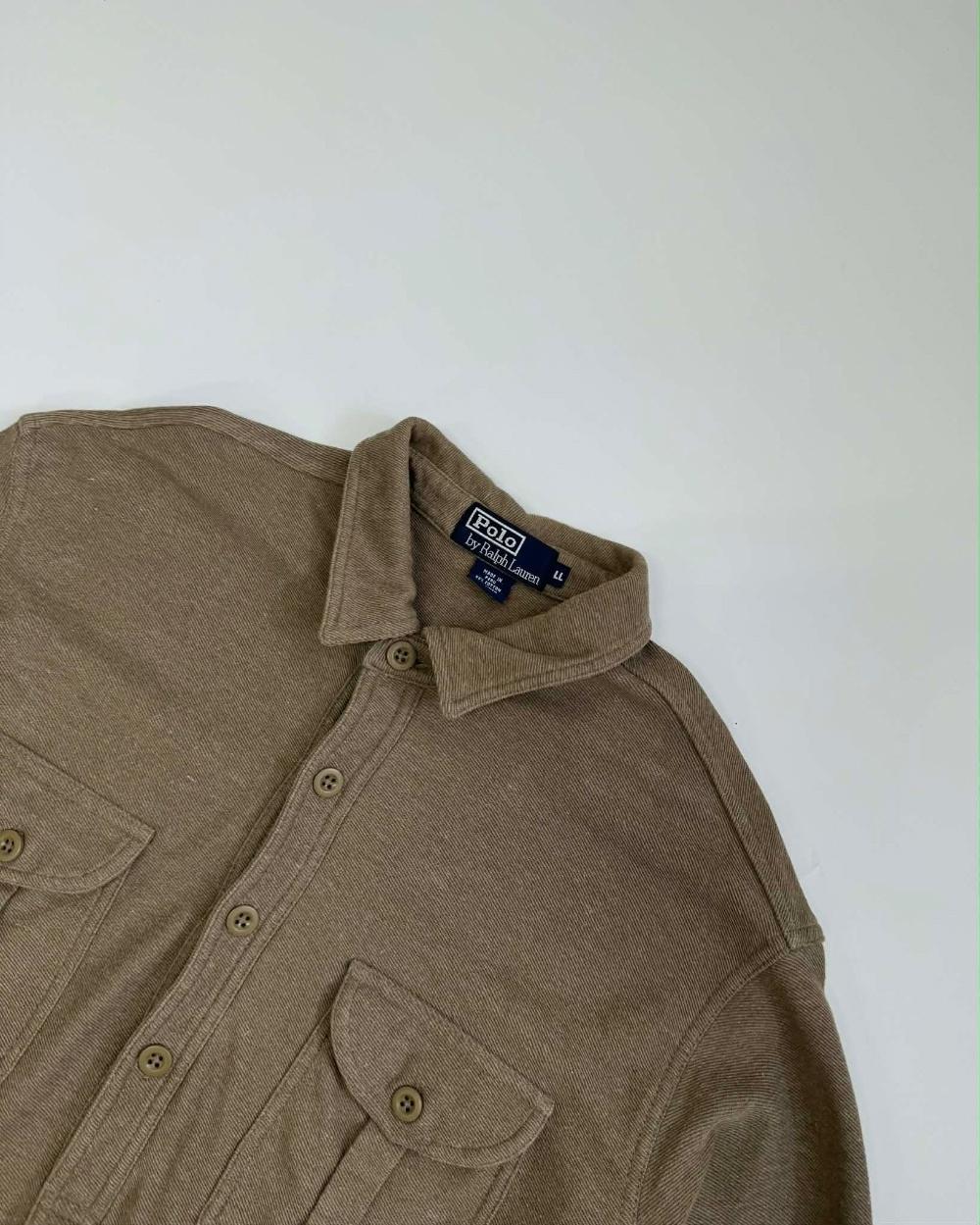 Polo Ralph Lauren cotton linen half placket shirt 3