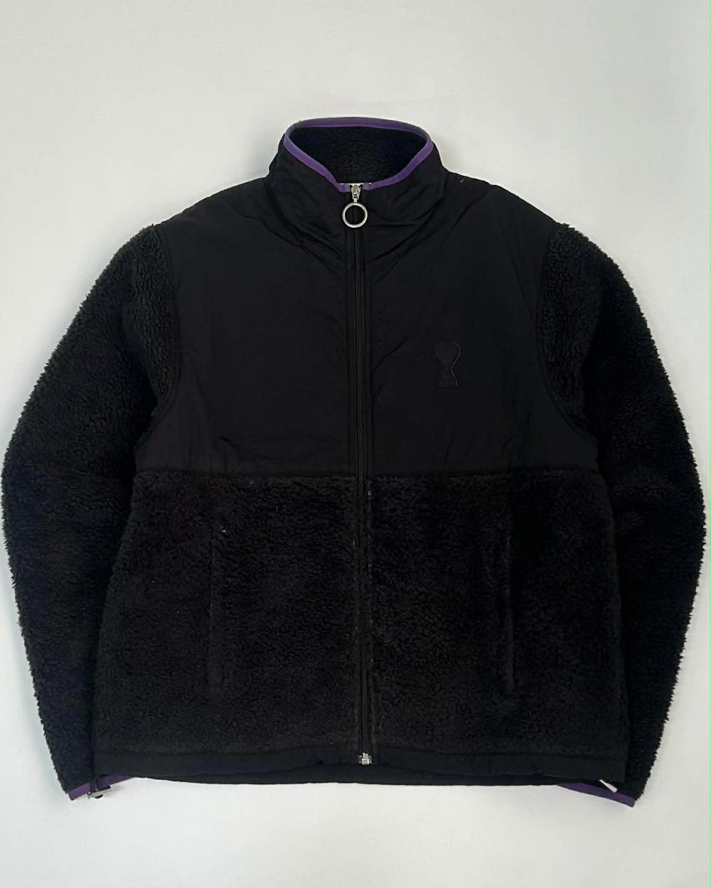 [M] ami de cœur fleece zip-up jacket 4