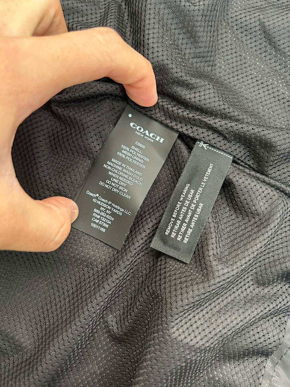 [M] Coach signature C logo windbreaker jacket 8