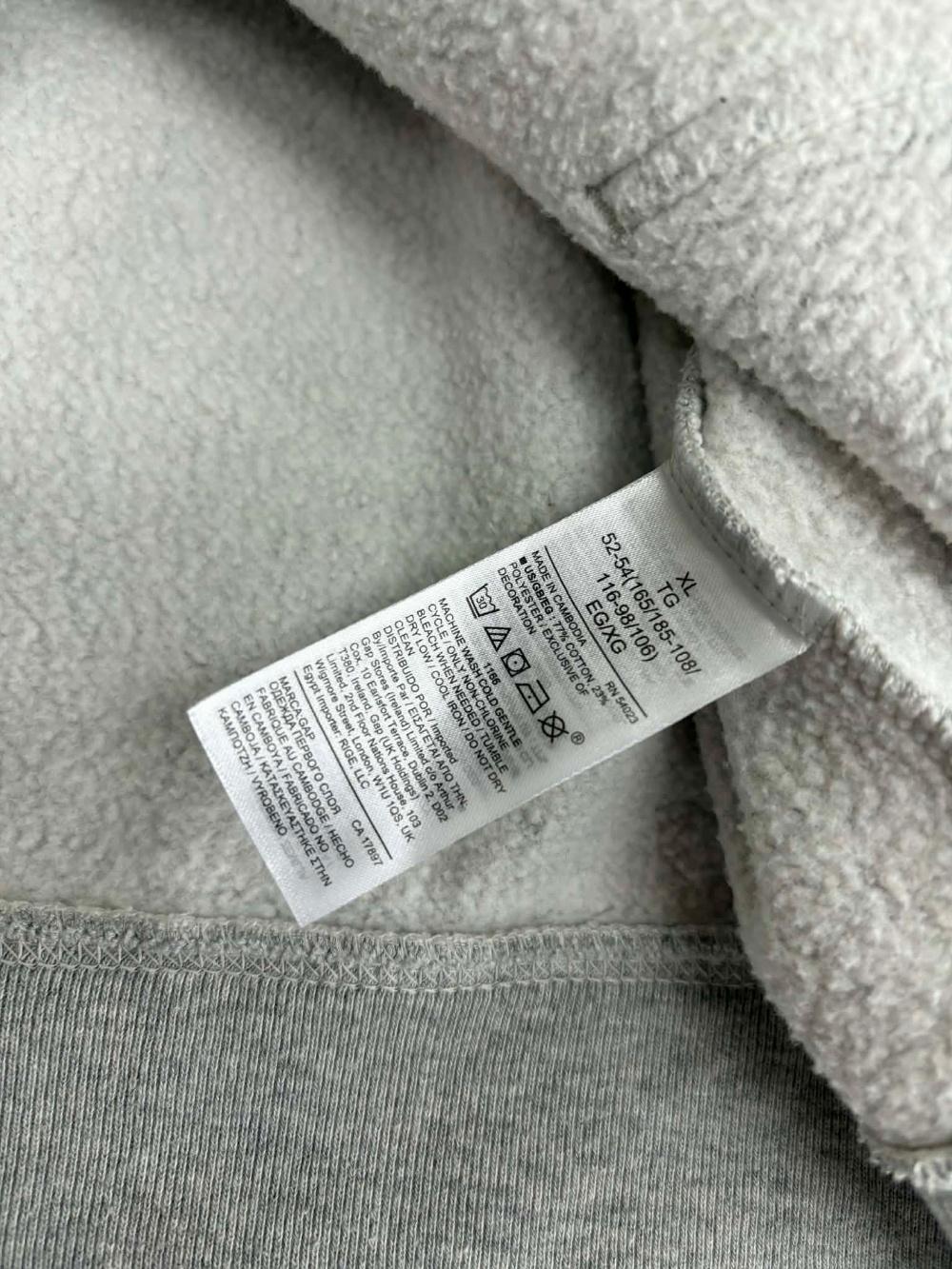 [XL] GAP big logo fleece hoodie 7