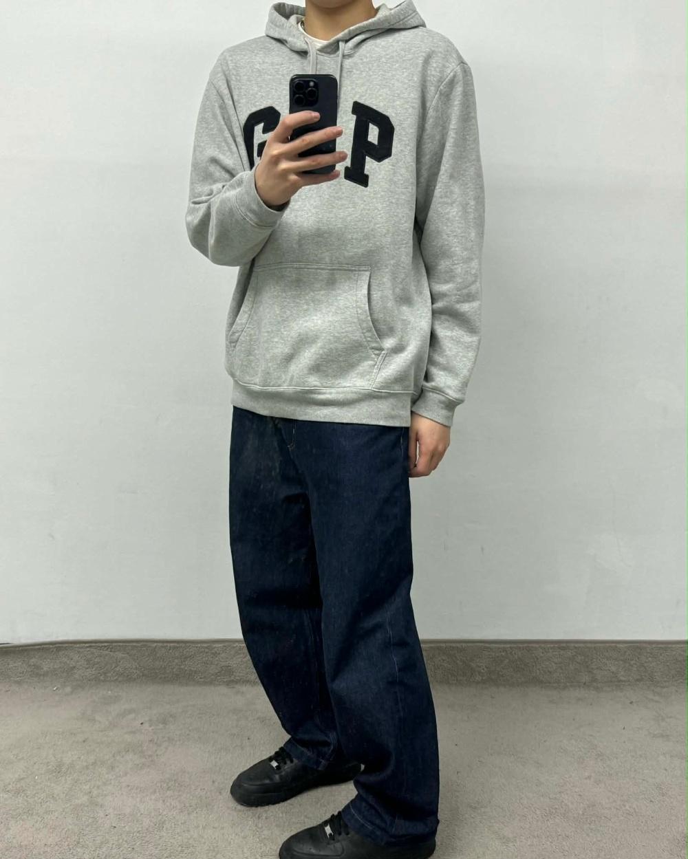 [XL] GAP big logo fleece hoodie 3