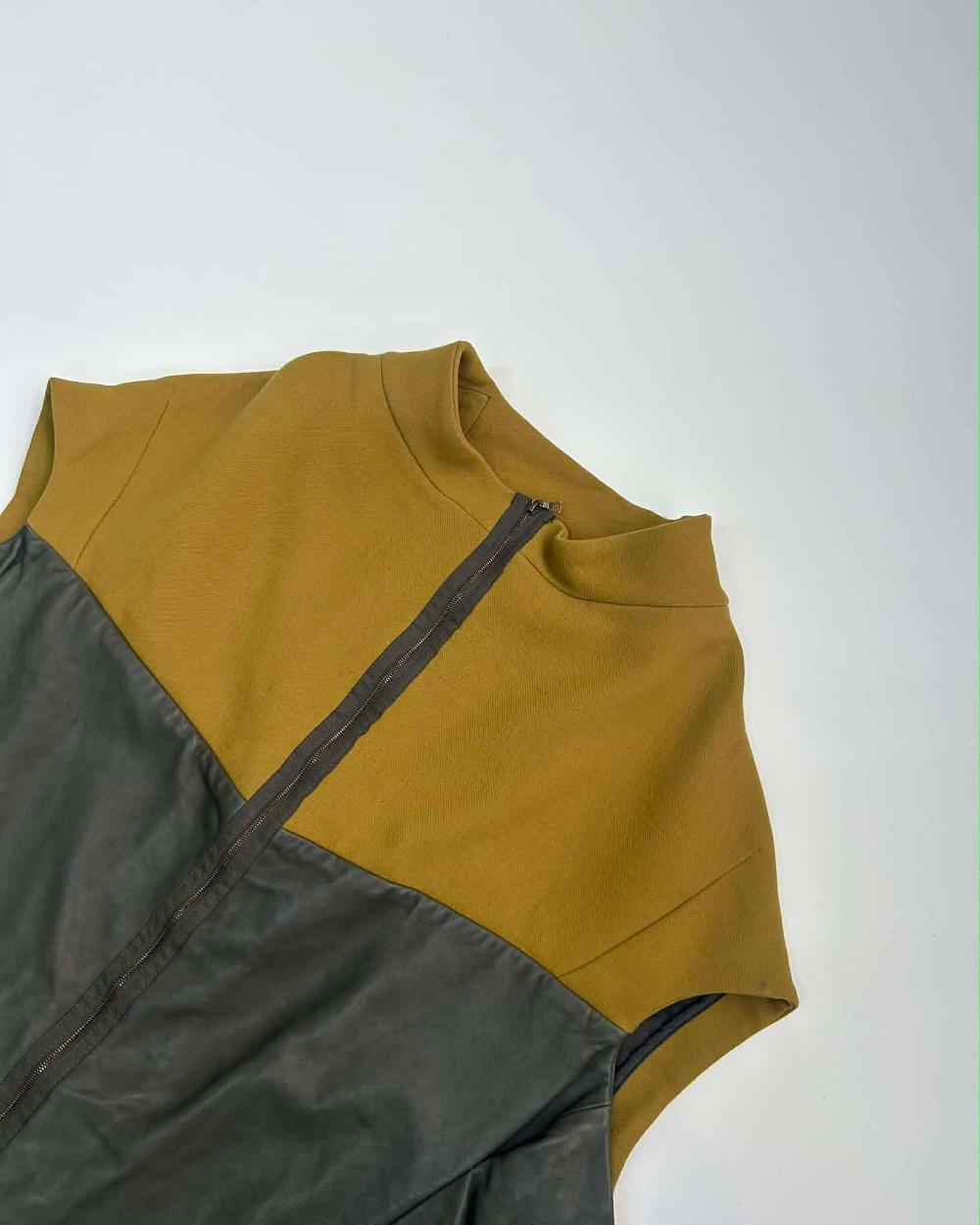 [38] Marni color block lamb leather zip jacket 4