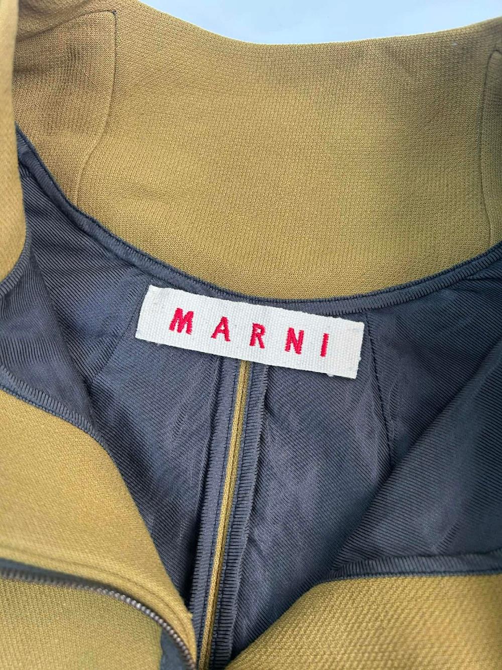[38] Marni color block lamb leather zip jacket 5
