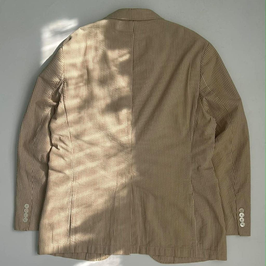 [46] Polo by Ralph Lauren seersucker stripe blazer 3