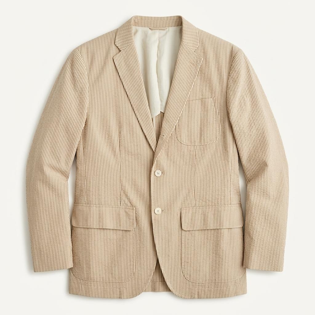 [46] Polo by Ralph Lauren seersucker stripe blazer 1